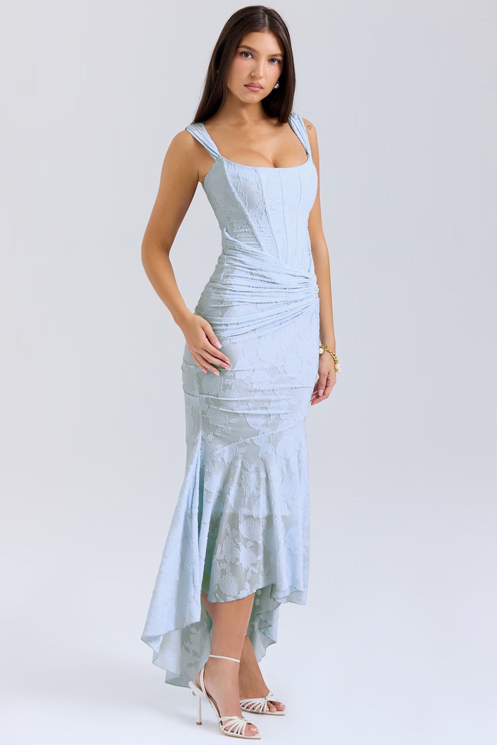 Selina | Enchanting Dress with Floral Elegance