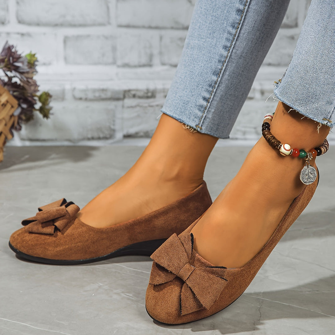 Camaly | Comfort Ballet Flats Made of Velvet
