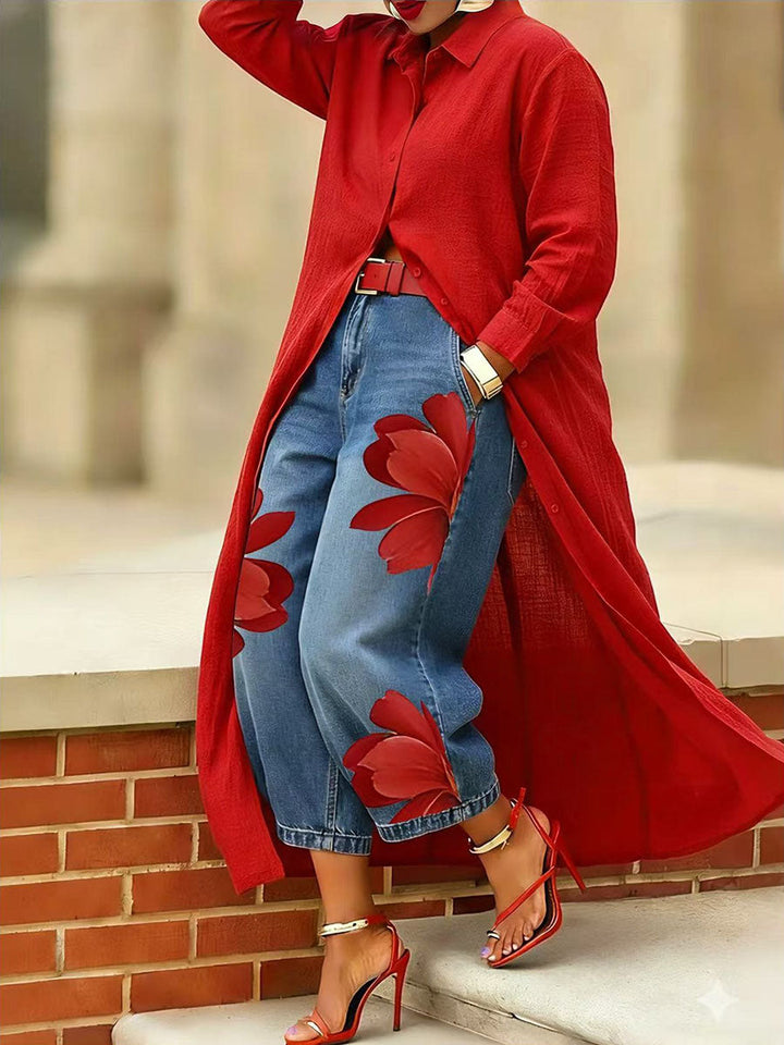Beatrix | Elegant Loose Fit Jeans