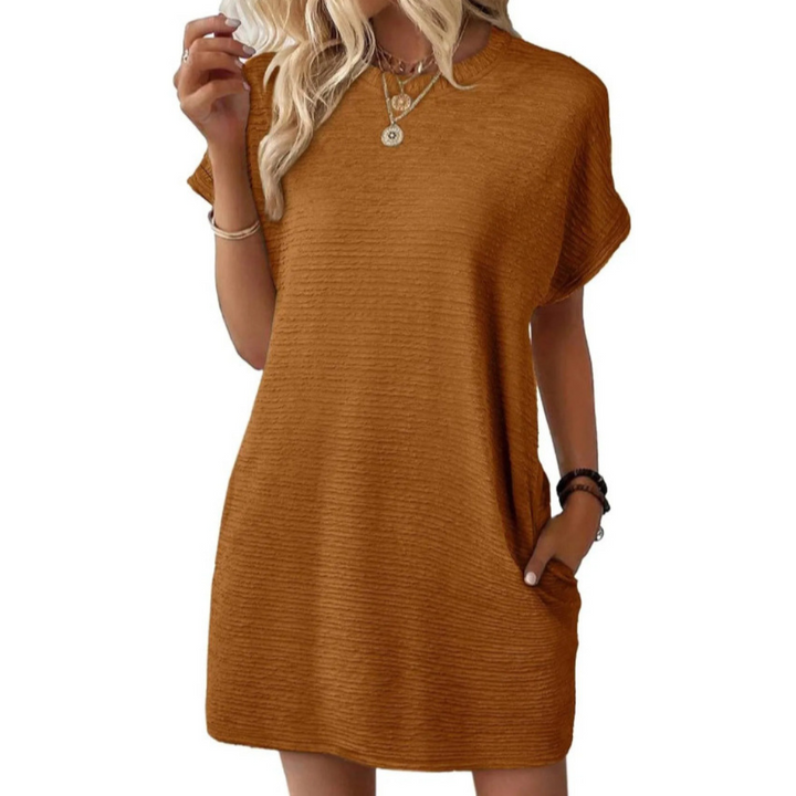 Eva | Casual Round Neck Summer Dress