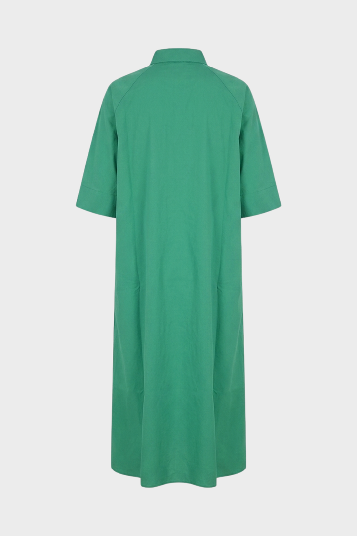 Charlotte | Women's Boho Button Front Long Sleeve Midi Dress