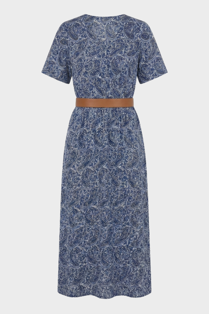 Daisy | Women's Boho Printed Short Sleeve Maxi Dress