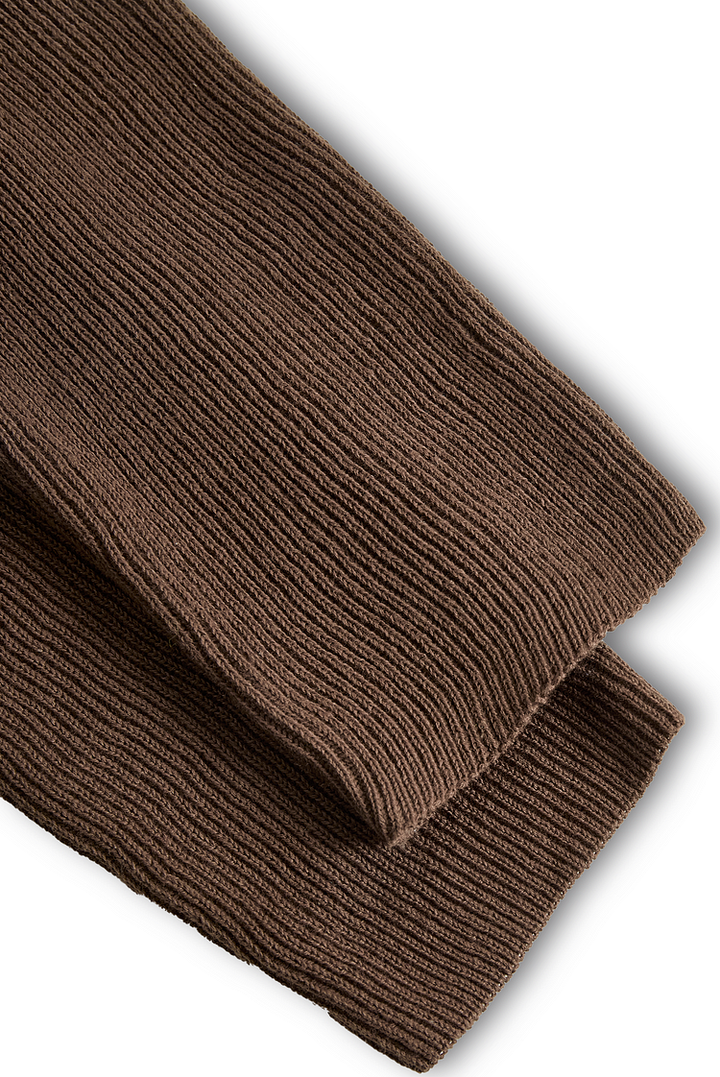 Women’s Sweater and Skirt Set with Round Neckline