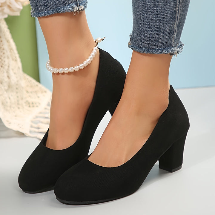 Laurela | Pumps with Wide Toe Cap and Sturdy Heel