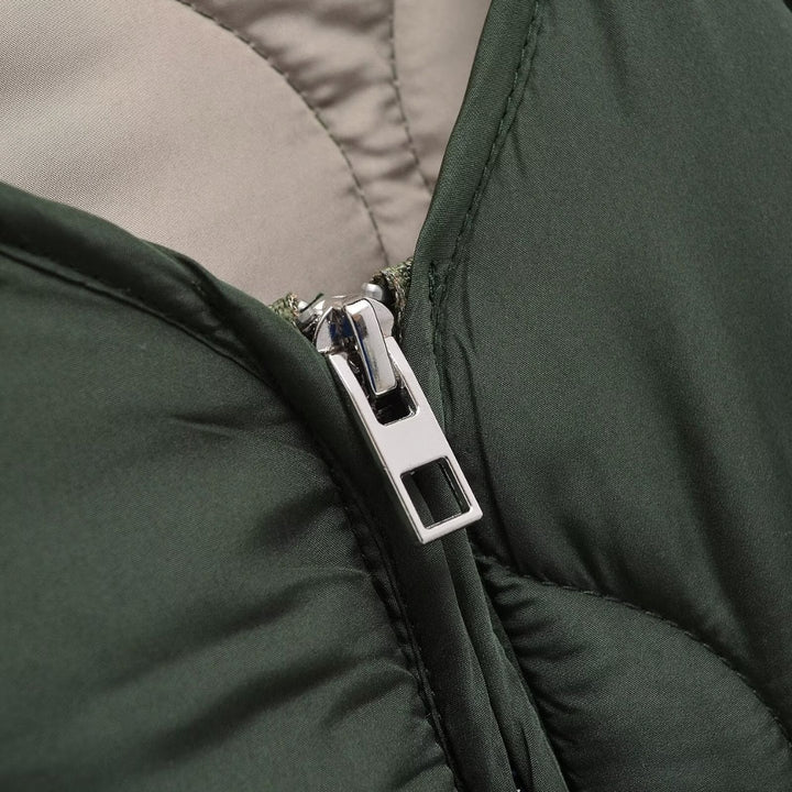 Women's Quilted Jacket | Lightweight Short Jacket with Pockets