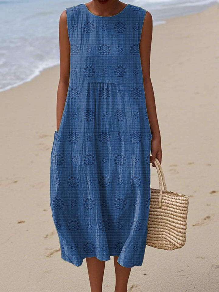 Zaylee | Fashionable Vintage Dress with Floral Details