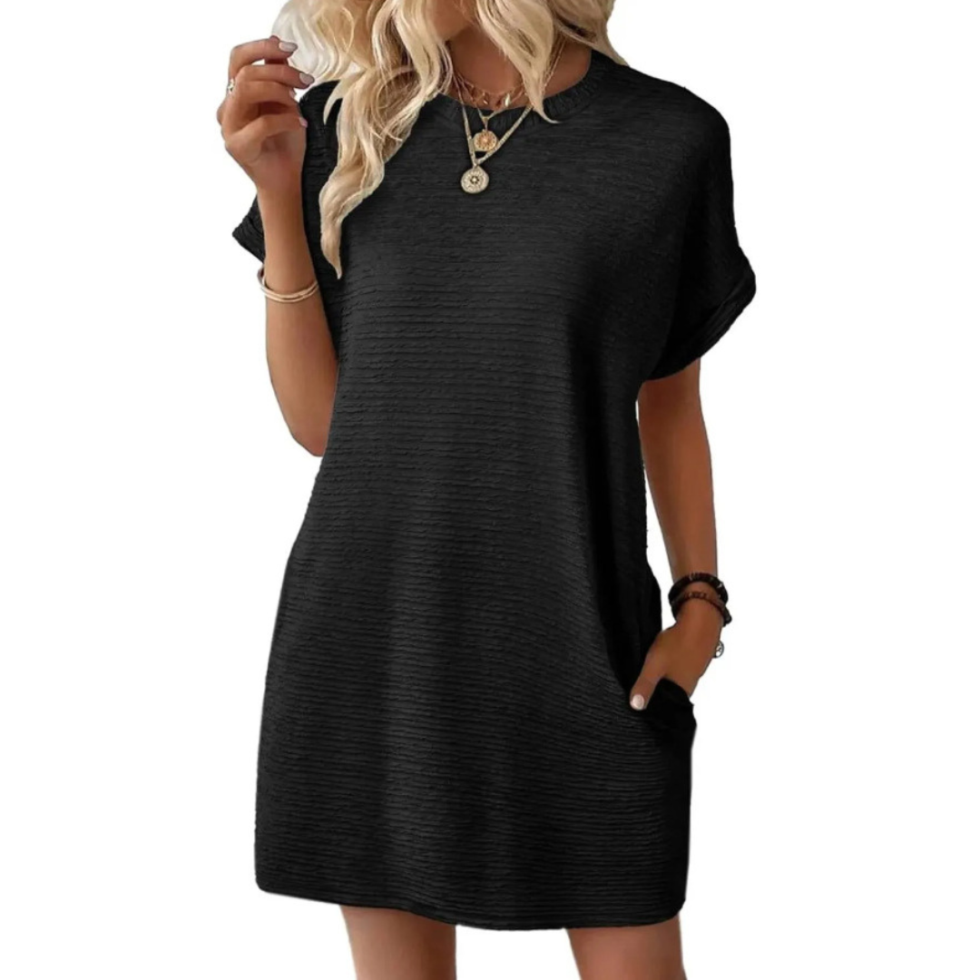 Eva | Casual Round Neck Summer Dress