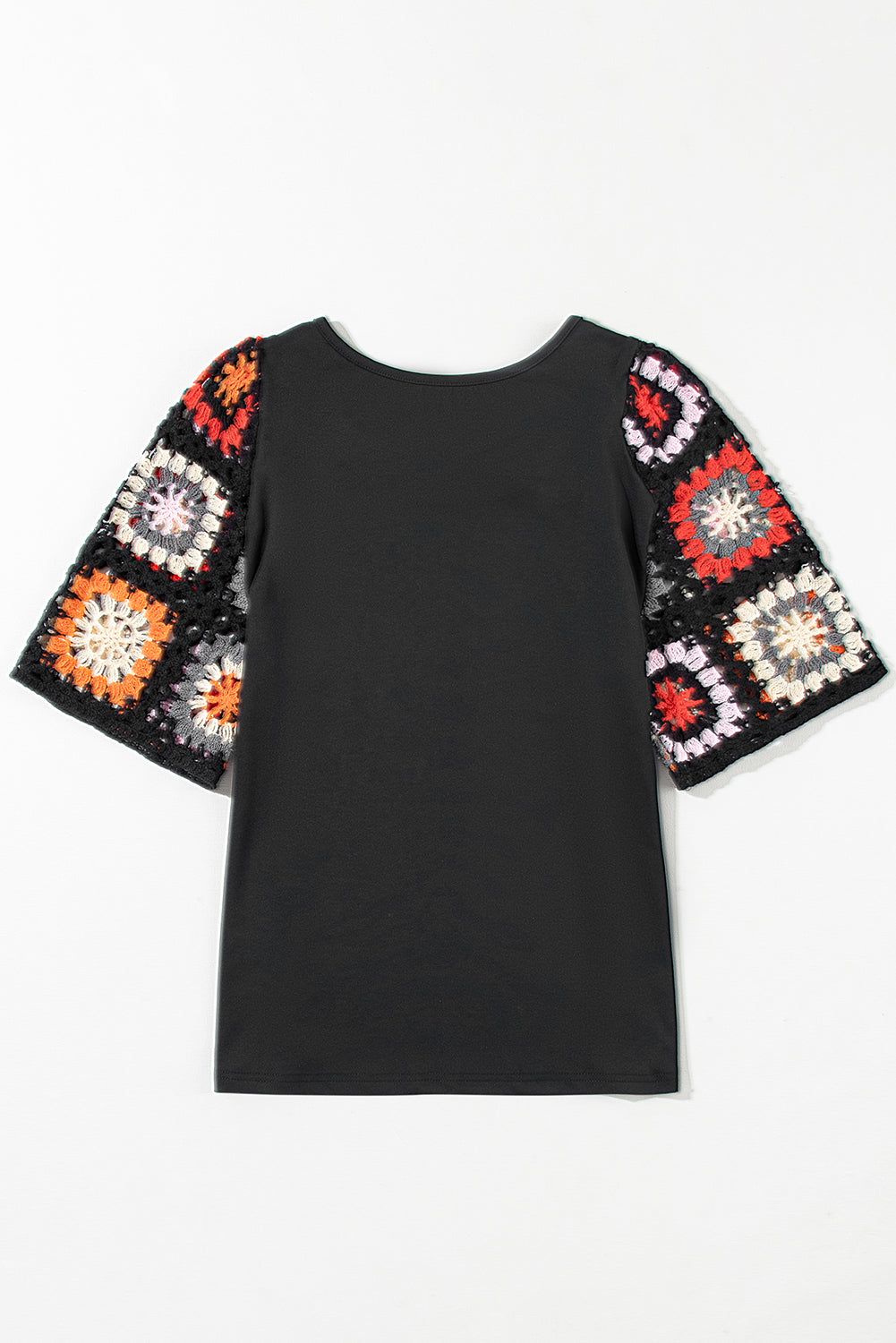 Meribeth | Crochet Top with Floral Pattern