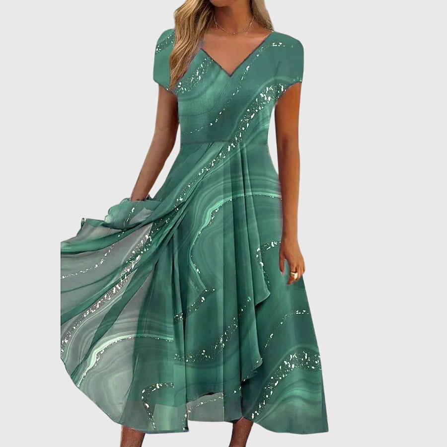 Aubrey™ | Flowing Midi Dress