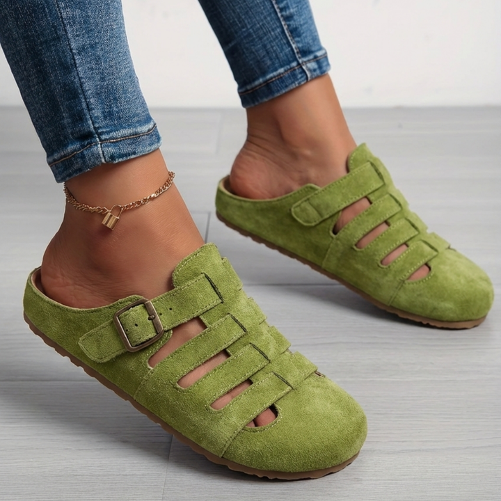 Nathalie | Cozy Slip-On Mules Sandals