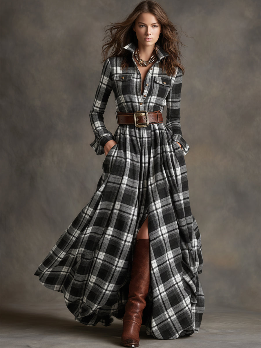 Hanna | Retro Maxi Dress