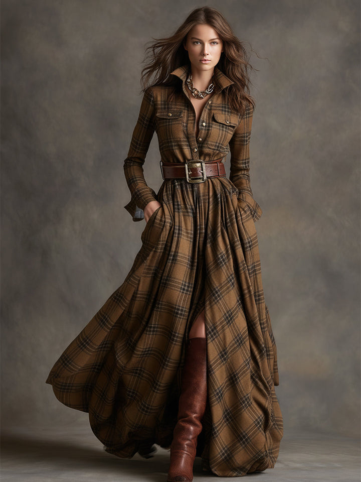Hanna | Retro Maxi Dress