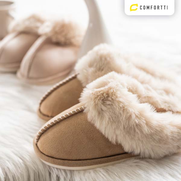 Women's Slippers with Soft Fur