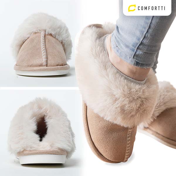 Women's Slippers with Soft Fur