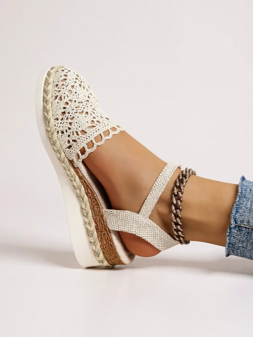 Blair | Women's Boho Wedge Espadrilles Ankle Strap Sandals