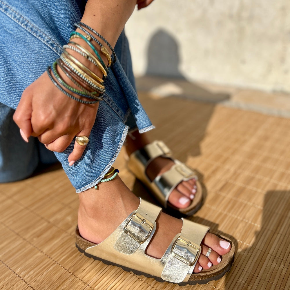 Women’s Double Strap Adjustable Buckle Sandals