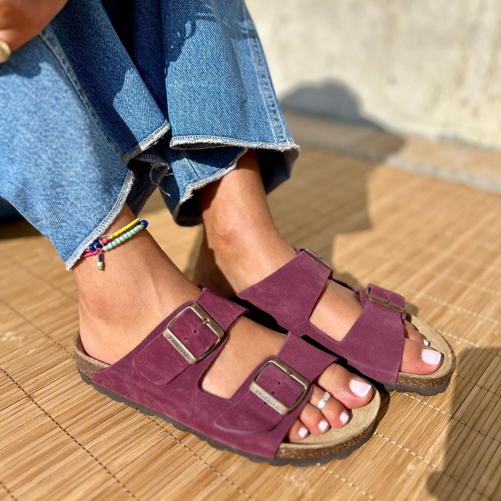 Women’s Double Strap Adjustable Buckle Sandals