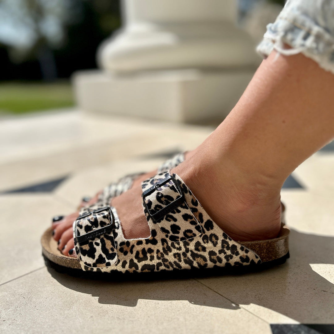 Women’s Double Strap Adjustable Buckle Sandals