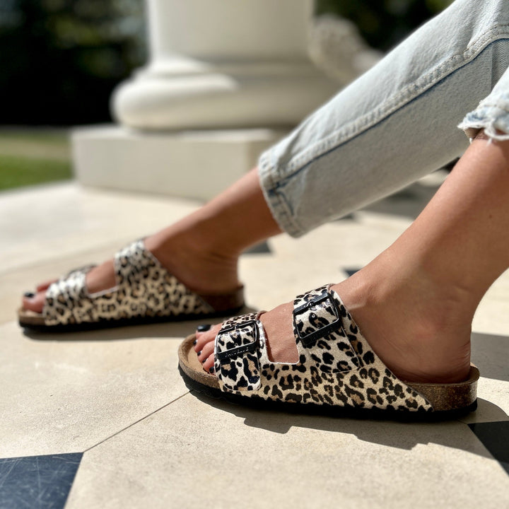 Women’s Double Strap Adjustable Buckle Sandals