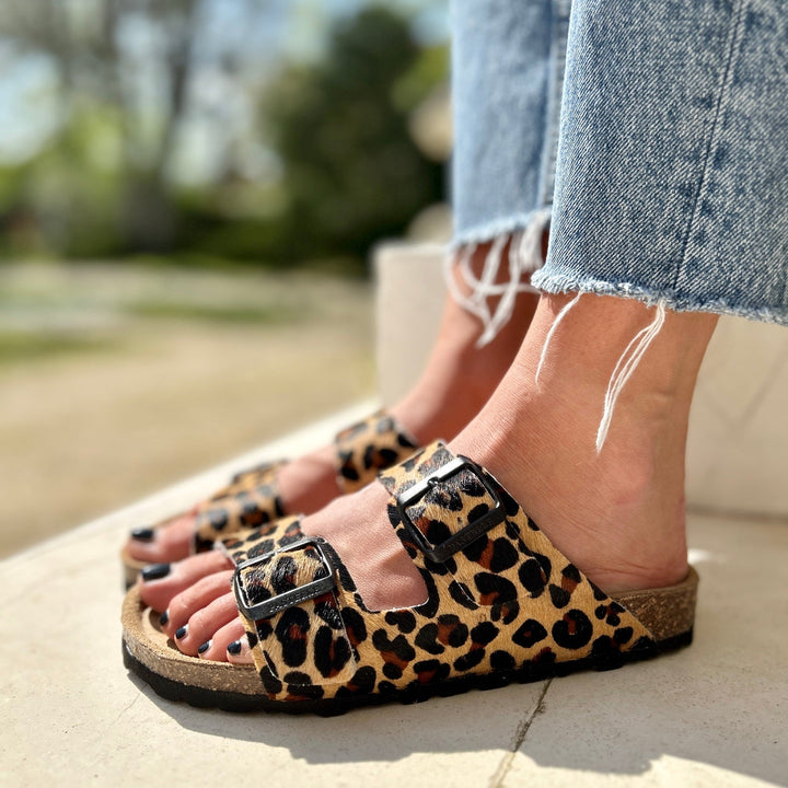 Women’s Double Strap Adjustable Buckle Sandals