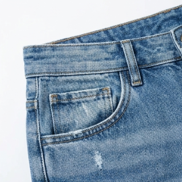Vivara™ – Vintage-inspired Cropped Straight Leg Jeans with Fringes