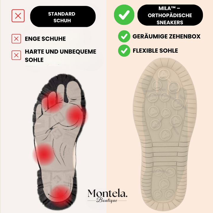 Mila™ – Comfortable orthopedic sneakers + zipper