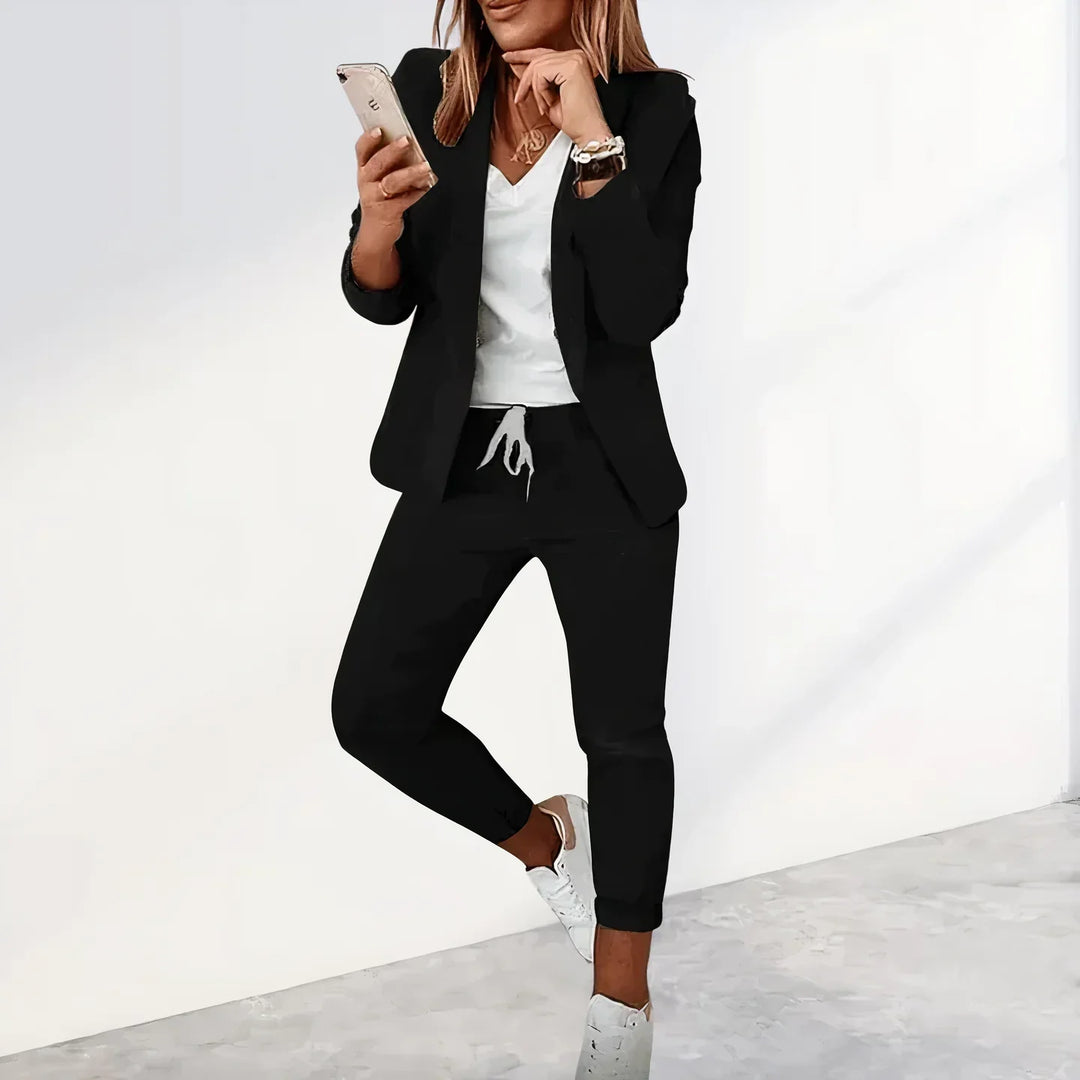 Women’s Casual Two-Piece Blazer & Pants Set