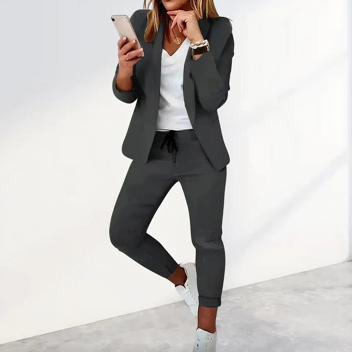 Women’s Casual Two-Piece Blazer & Pants Set