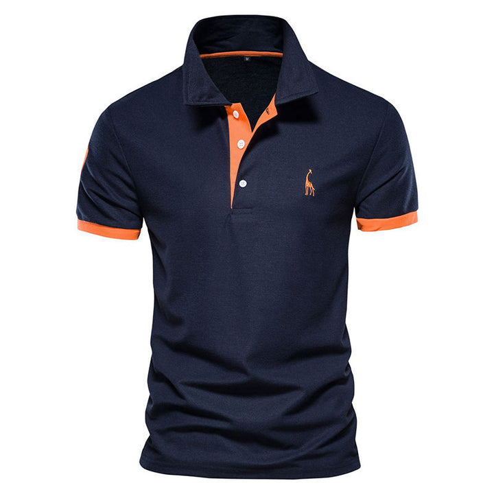 Men’s Classic Polo Shirt with Contrast Trim