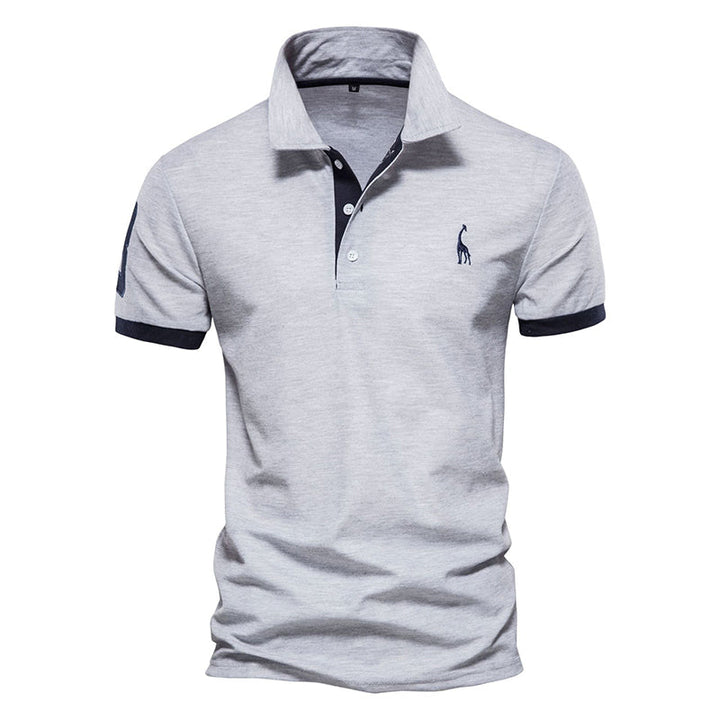 Men’s Classic Polo Shirt with Contrast Trim