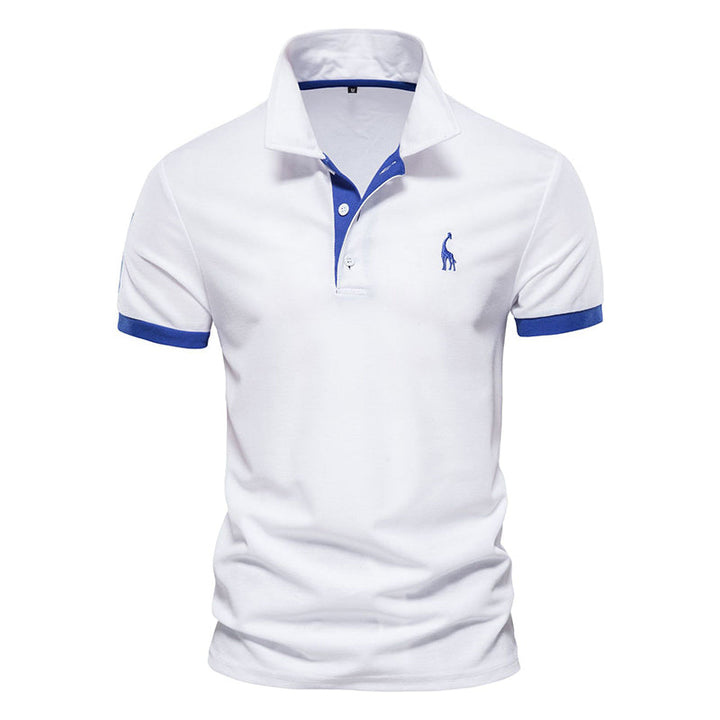Men’s Classic Polo Shirt with Contrast Trim