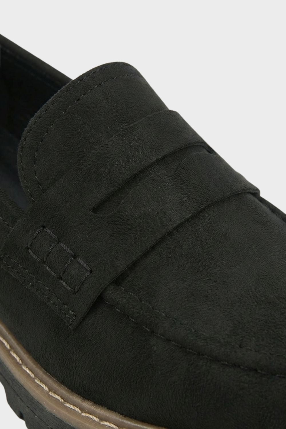 Women's Loafers with Profile Sole and Decorative Strap