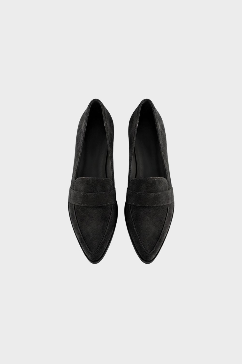 Penny Loafer Women’s Pointed Suede – Elegant Slippers with Heel