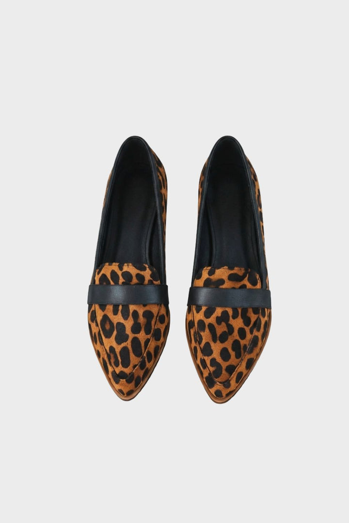 Penny Loafer Women’s Pointed Suede – Elegant Slippers with Heel