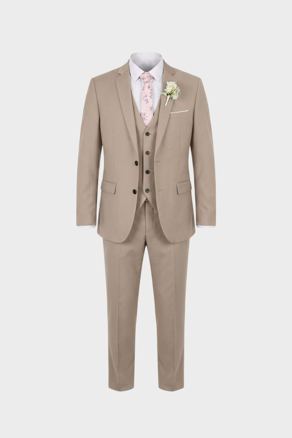 Men's 3-Piece Suit with Vest