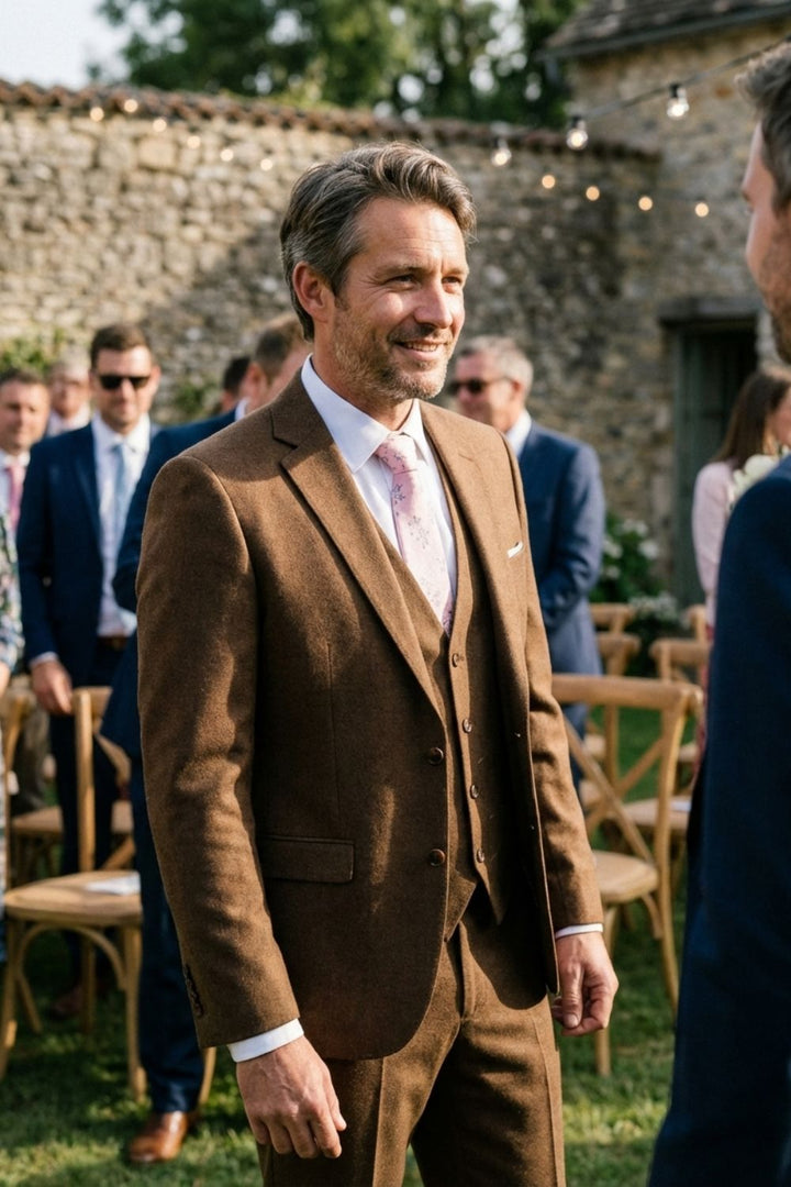 Men's 3-Piece Suit with Vest