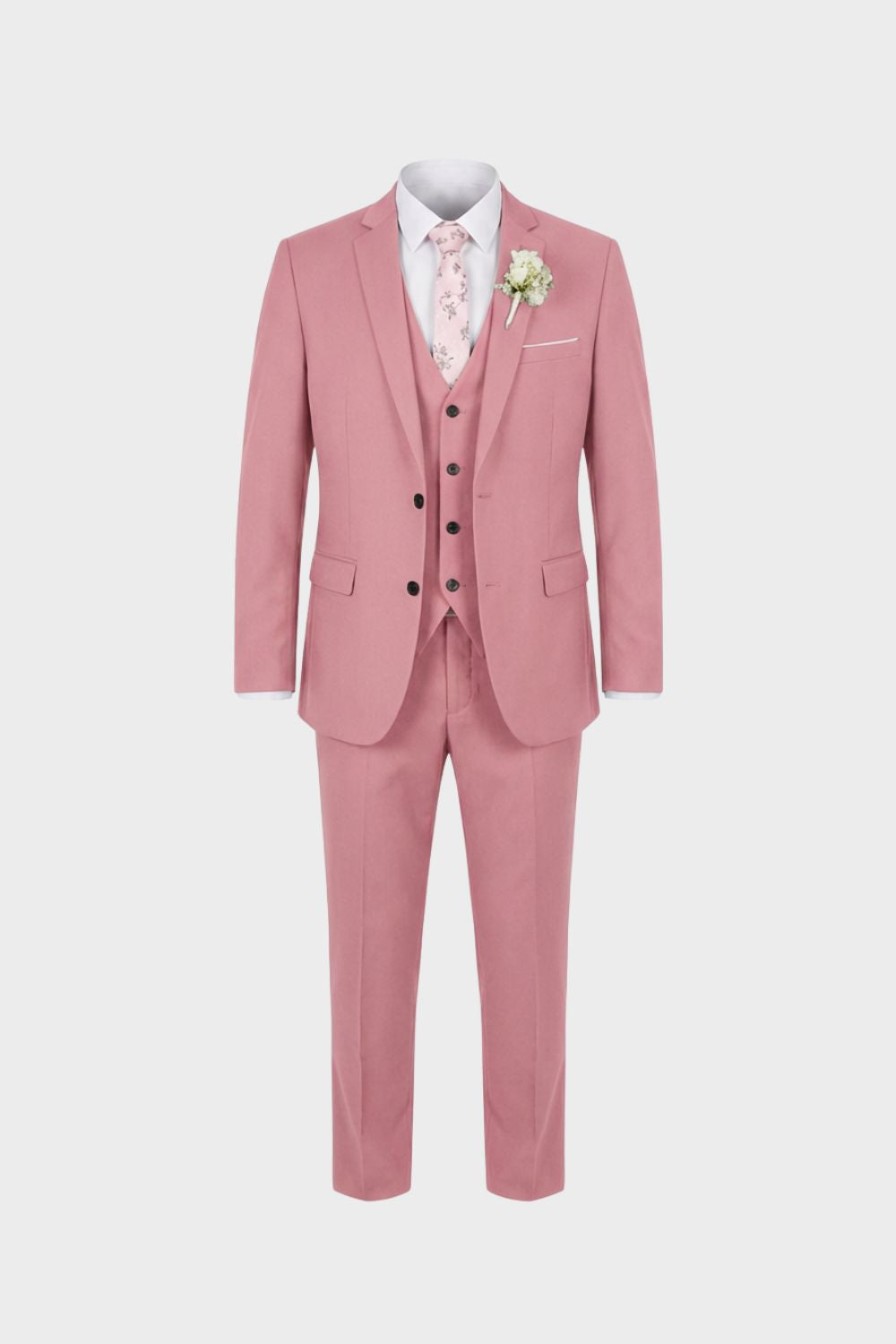 Men's 3-Piece Suit with Vest