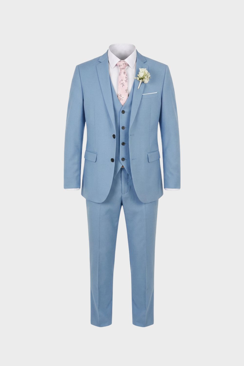 Men's 3-Piece Suit with Vest