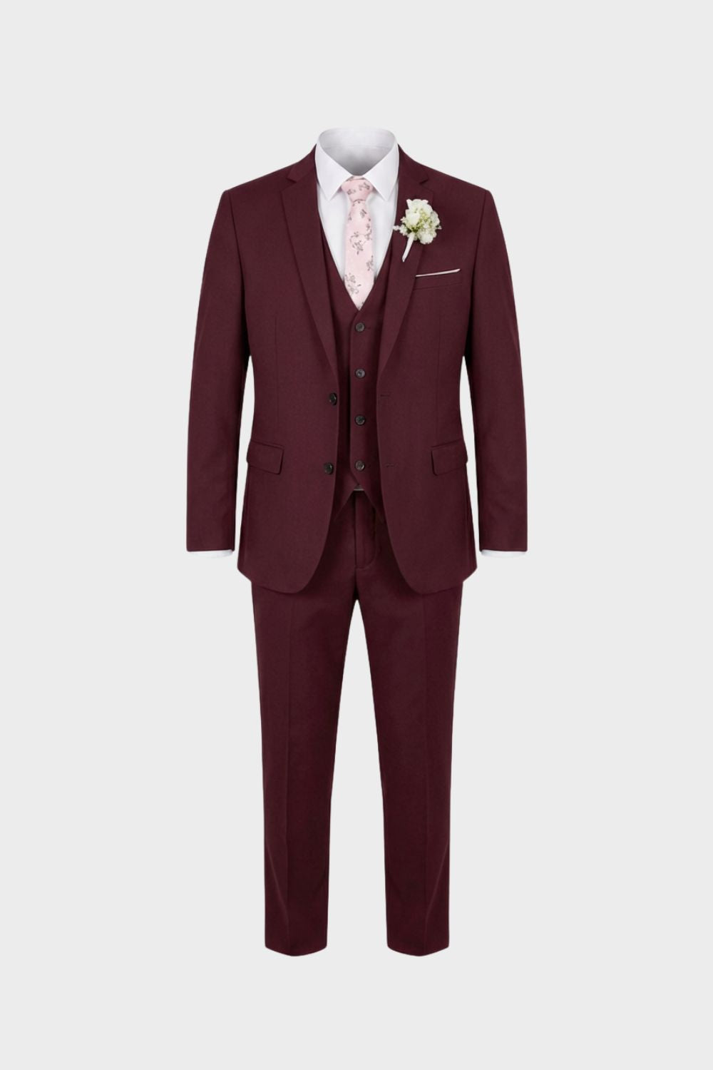 Men's 3-Piece Suit with Vest