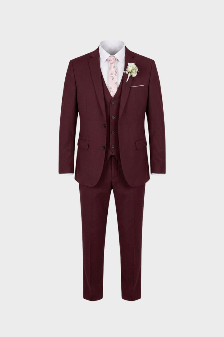 Men's 3-Piece Suit with Vest