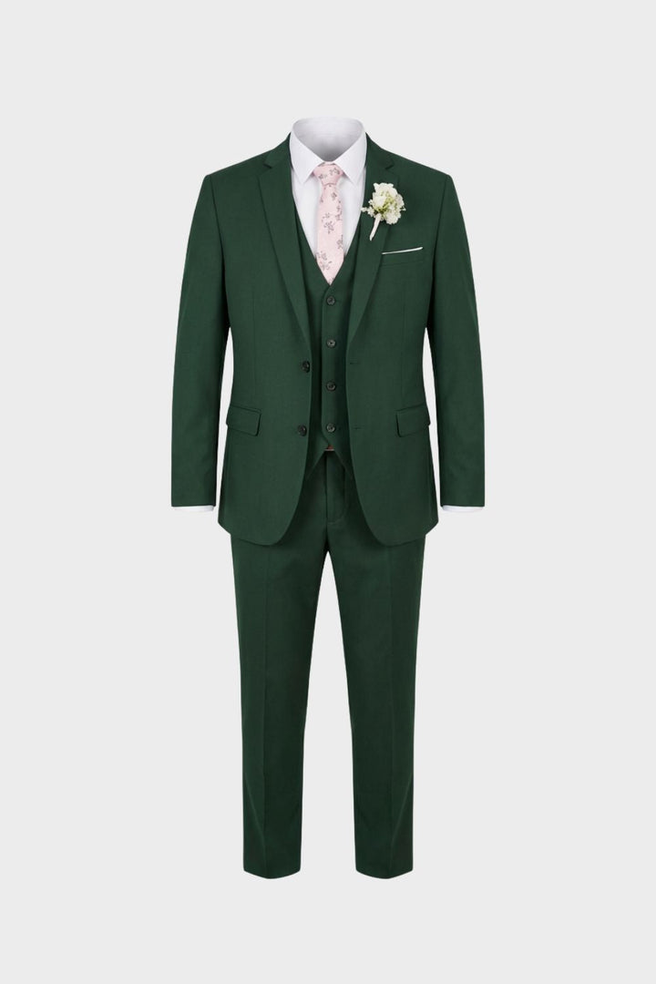 Men's 3-Piece Suit with Vest