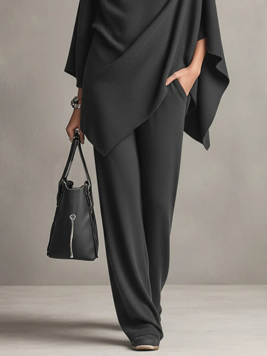 Women's Jumpsuit | Elegant with Loose Top and Wide Legs