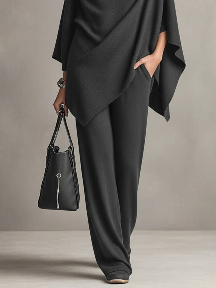 Women's Jumpsuit | Elegant with Loose Top and Wide Legs