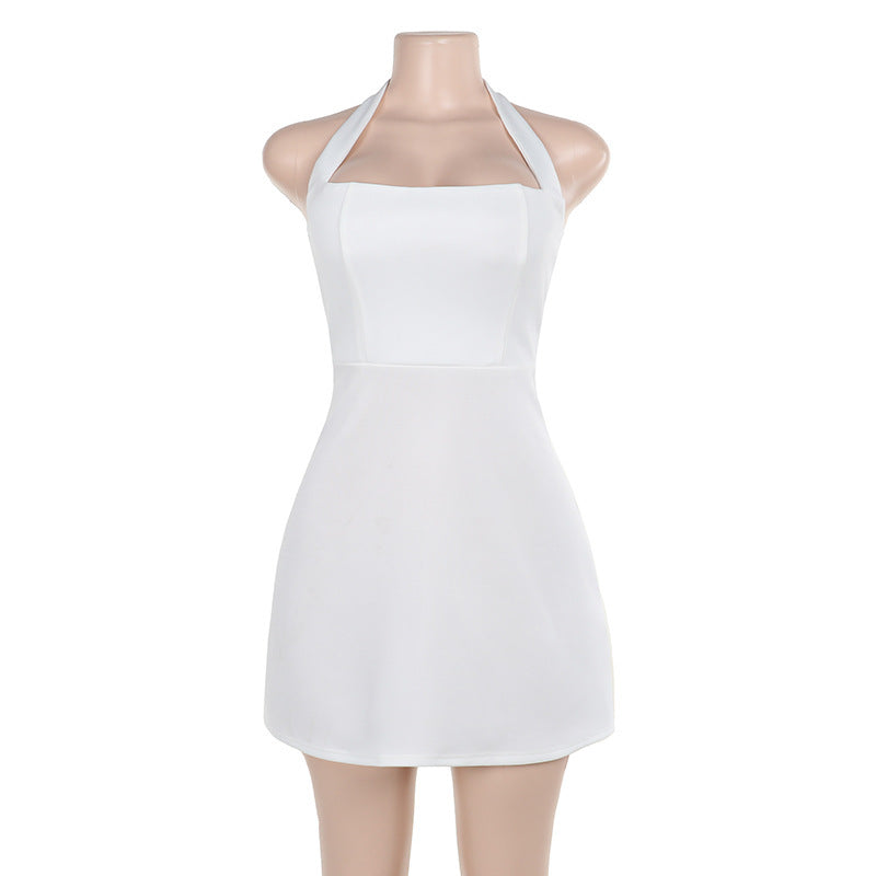 Women’s Elegant Halter Neck Mini Dress