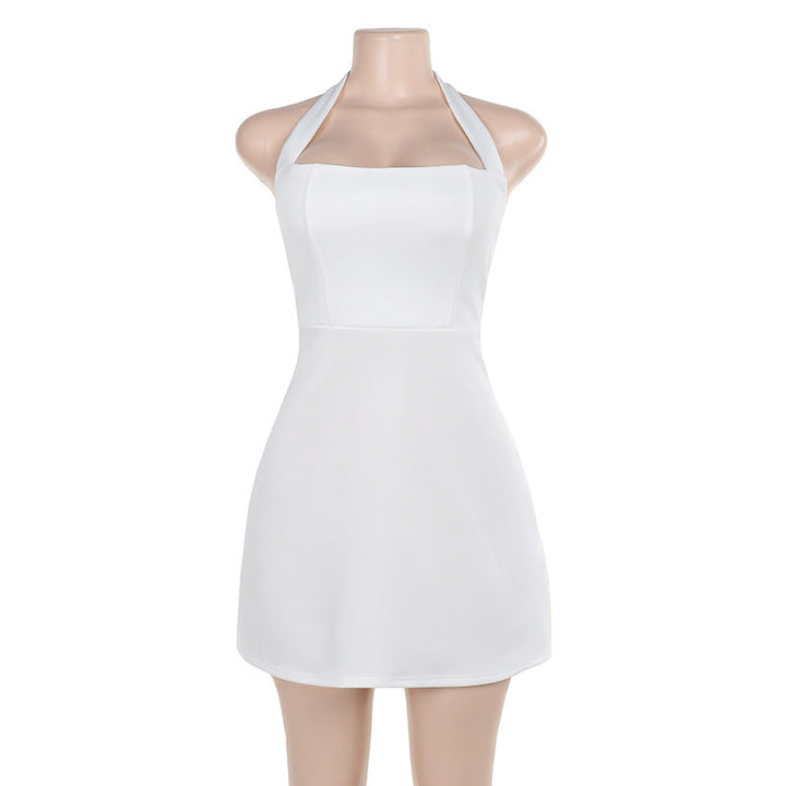 Women’s Elegant Halter Neck Mini Dress