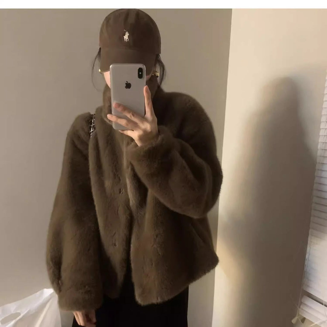 Women's Sweater | with a High Neck in a Loose Fit