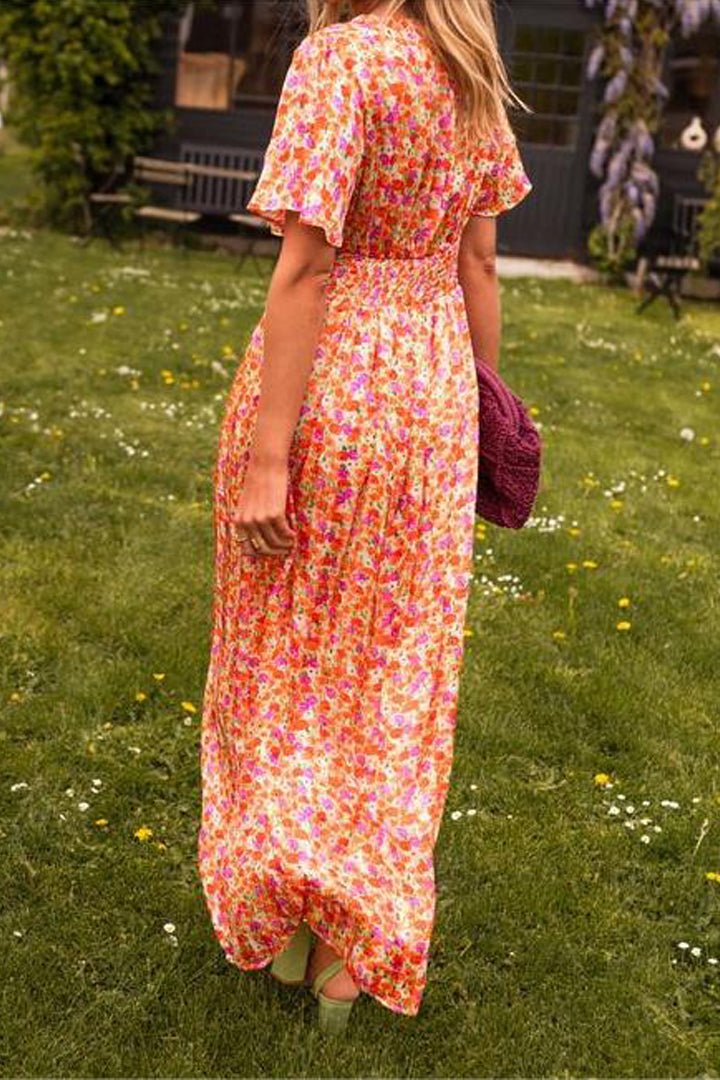 Lyra | Floral Elegance Maxi Dress