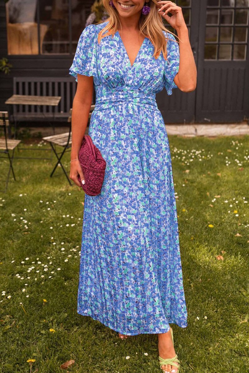 Lyra | Floral Elegance Maxi Dress