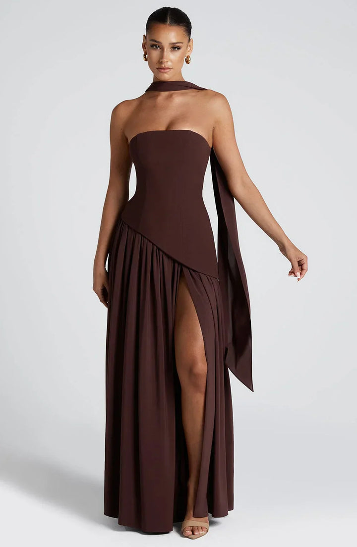 Rhoda | Sculptural Romance Maxi Gown
