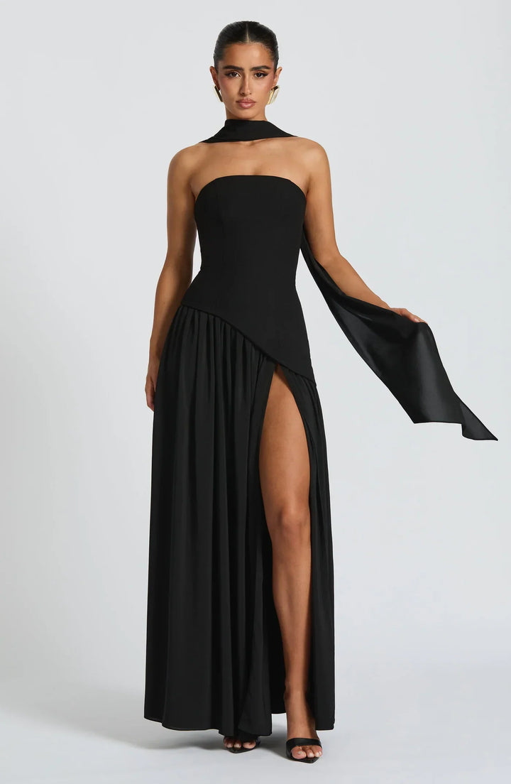 Rhoda | Sculptural Romance Maxi Gown
